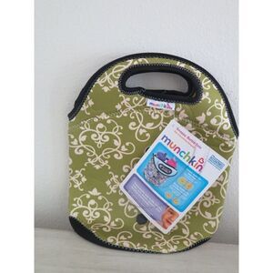 Munchkin Snappy Bottle Tote Expandable Neoprene Insulated Lunch Cooler Baby Bag
